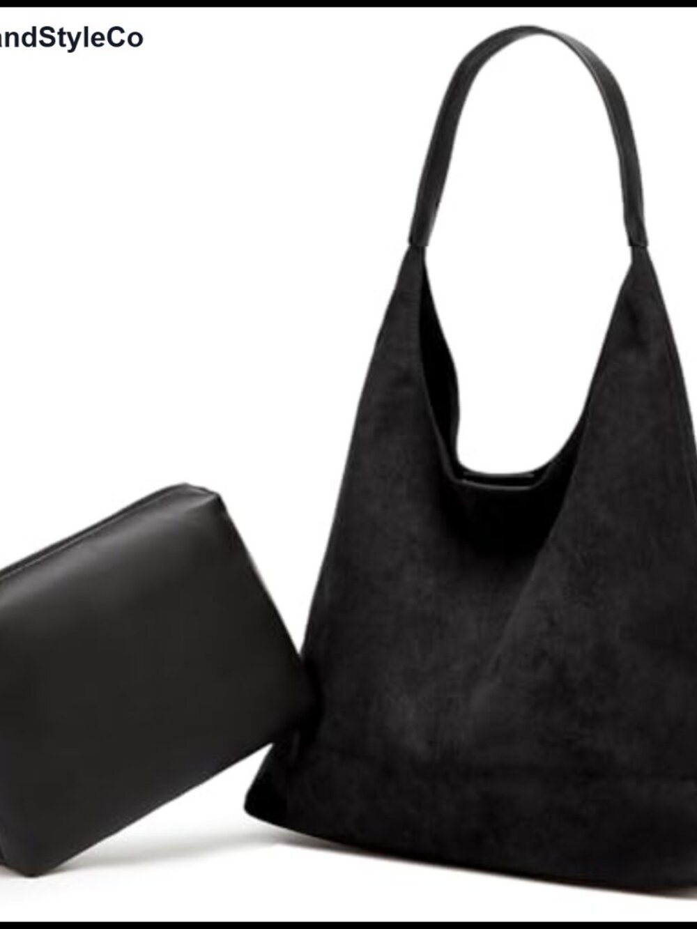 Suede Shoulder Bag Large Tote Retro Purse Top Handle Satchel